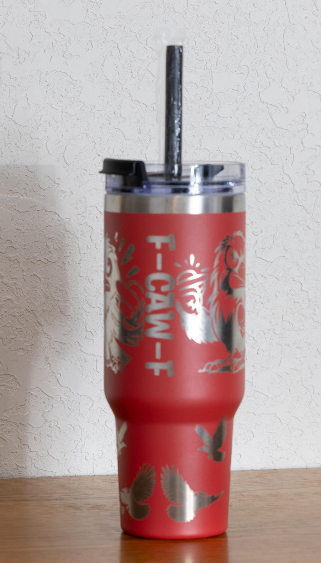 40oz Stainless Steel Tumbler – Vacuum Insulated Cup With Handle, Lid & Straw