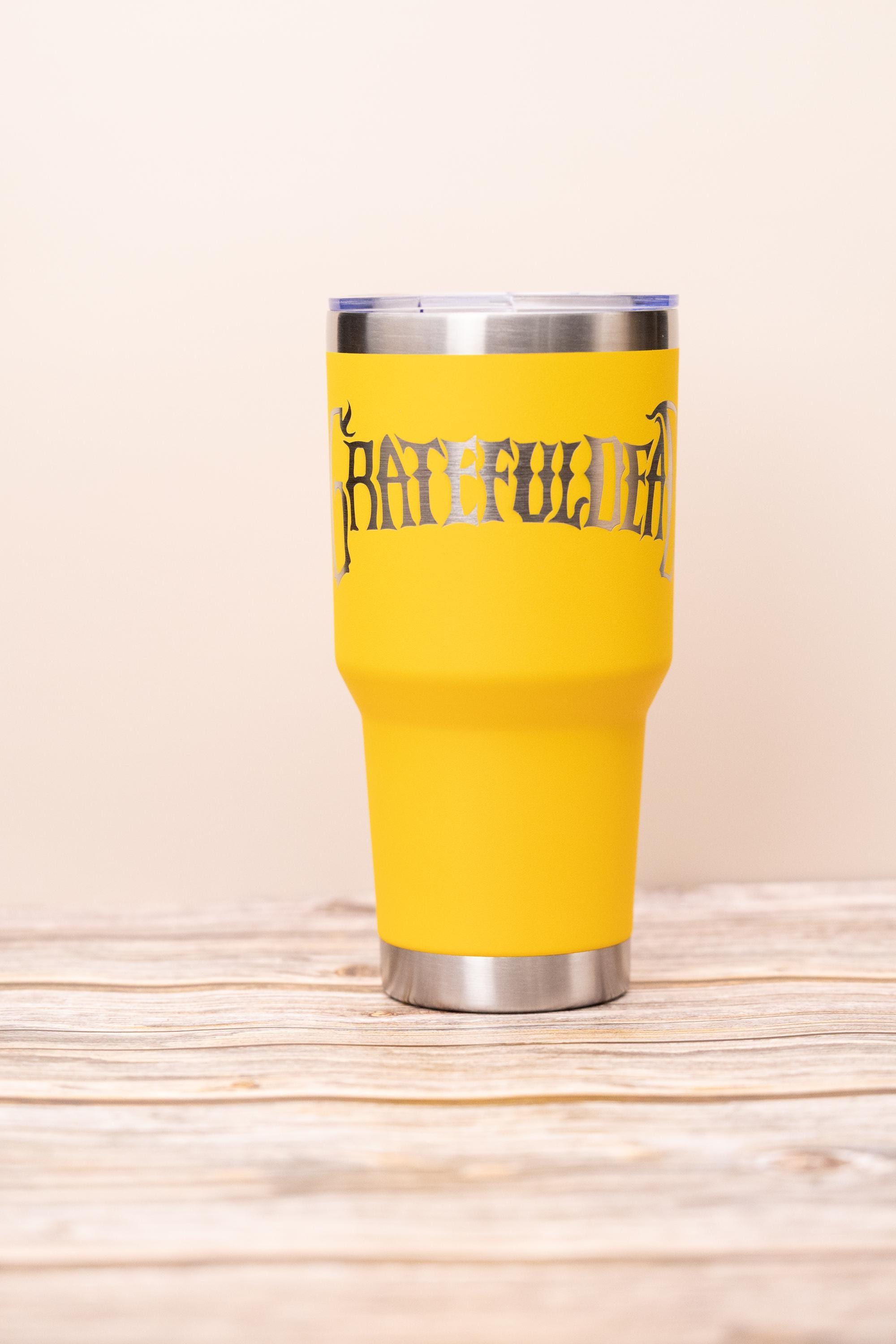 Grateful Dead Tumbler - 30oz Insulated Stainless Steel Cup With Spill Resistant Lid