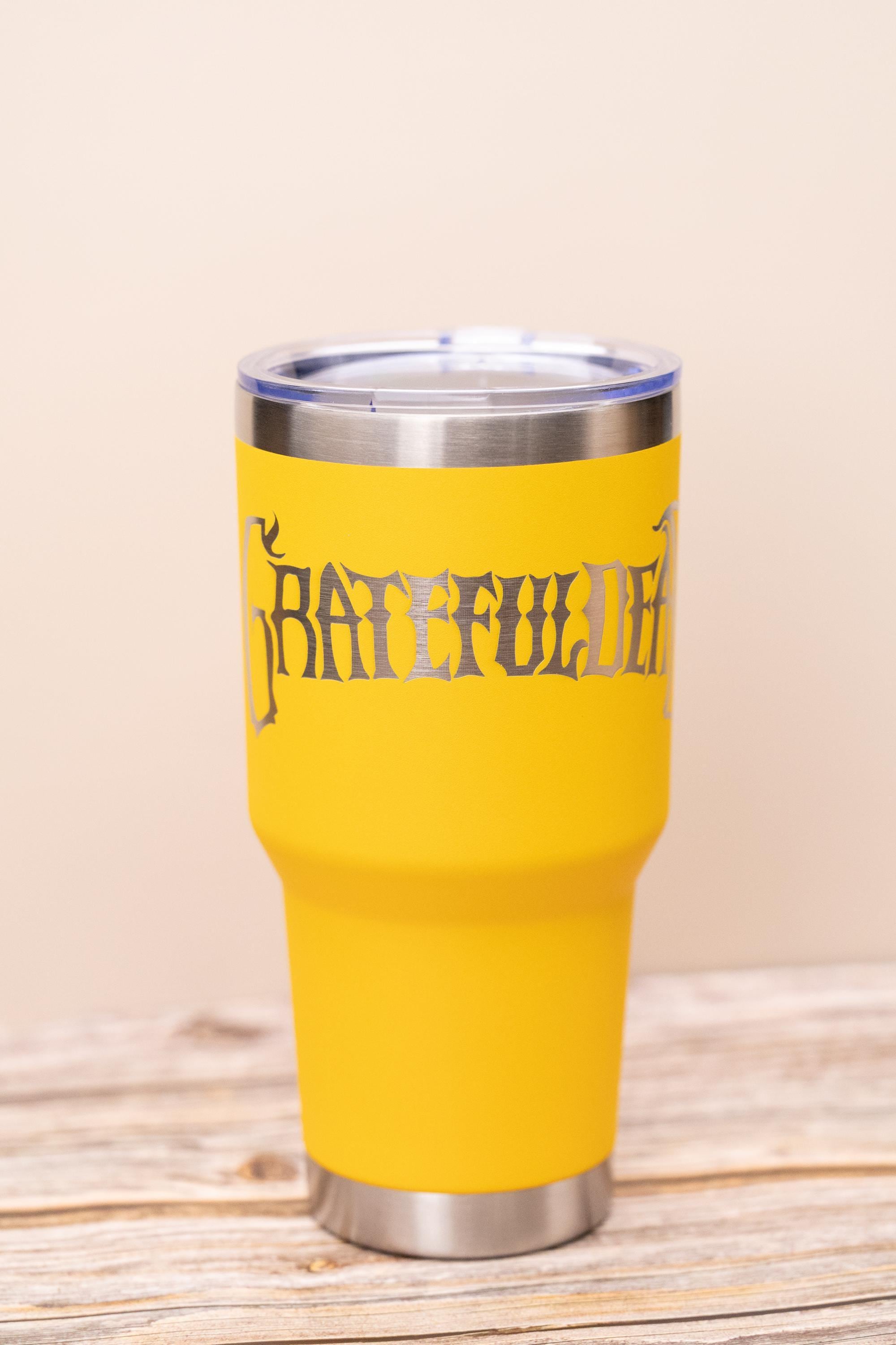 Grateful Dead Tumbler - 30oz Insulated Stainless Steel Cup With Spill Resistant Lid