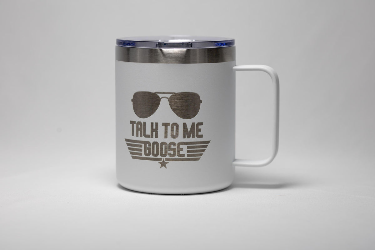 Insulated Coffee Mug – Laser Engraved Stainless Steel Mug with Vacuum Insulation