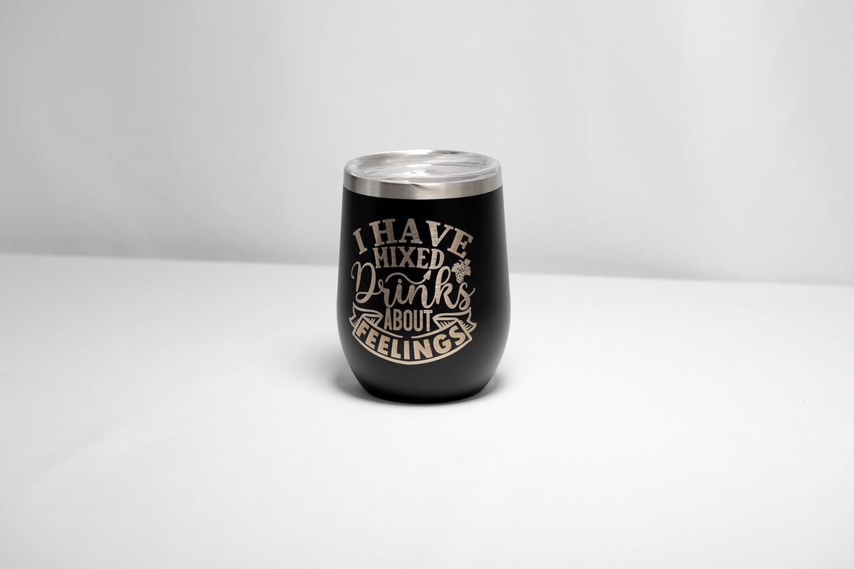 Sarcastic Wine Tumbler – Stainless Steel Cup With Vacuum Insulated Double Wall