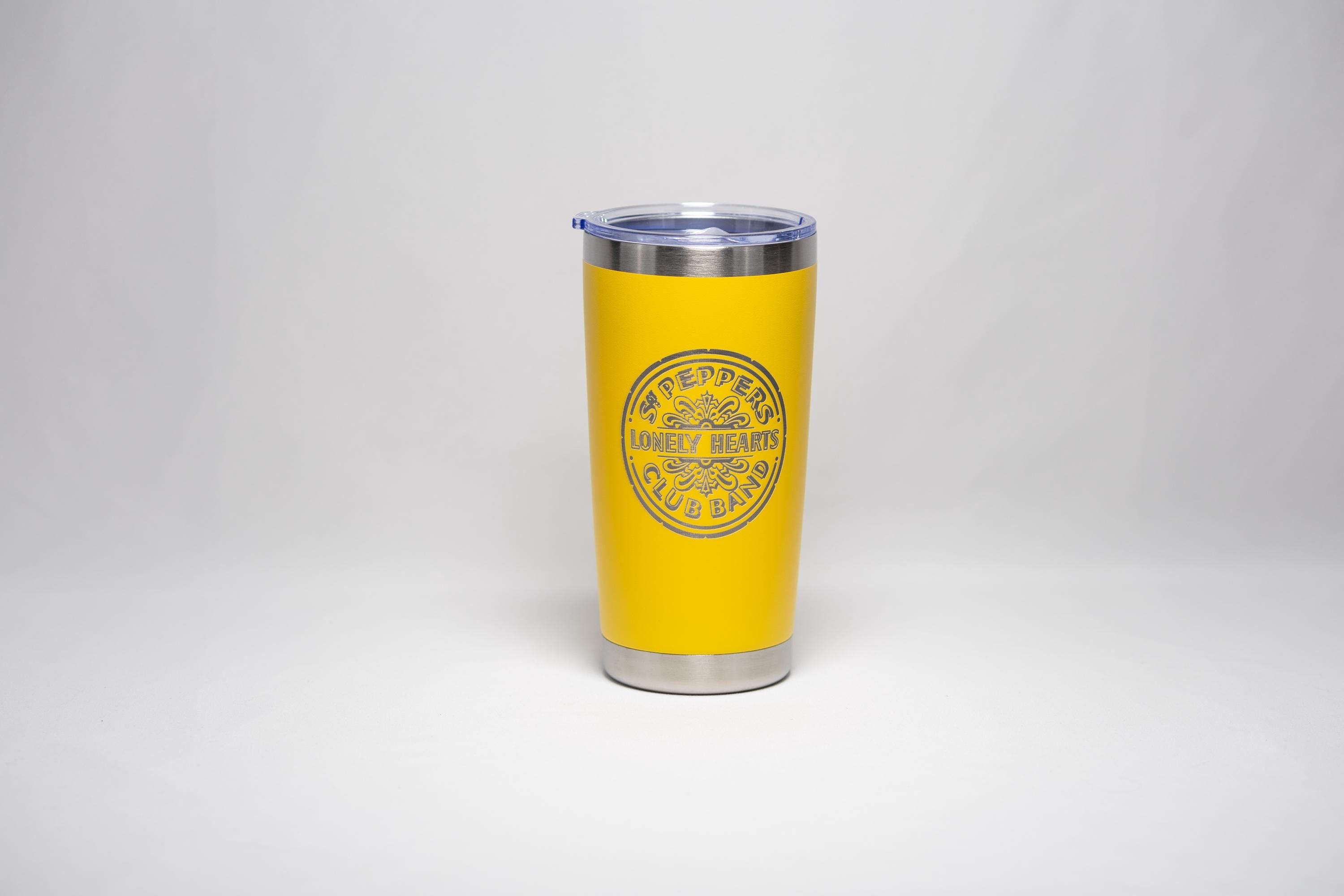 Sgt Pepper Tumbler – Retro Stainless Steel 20oz | Laser Engraved Classic Rock Drinkware