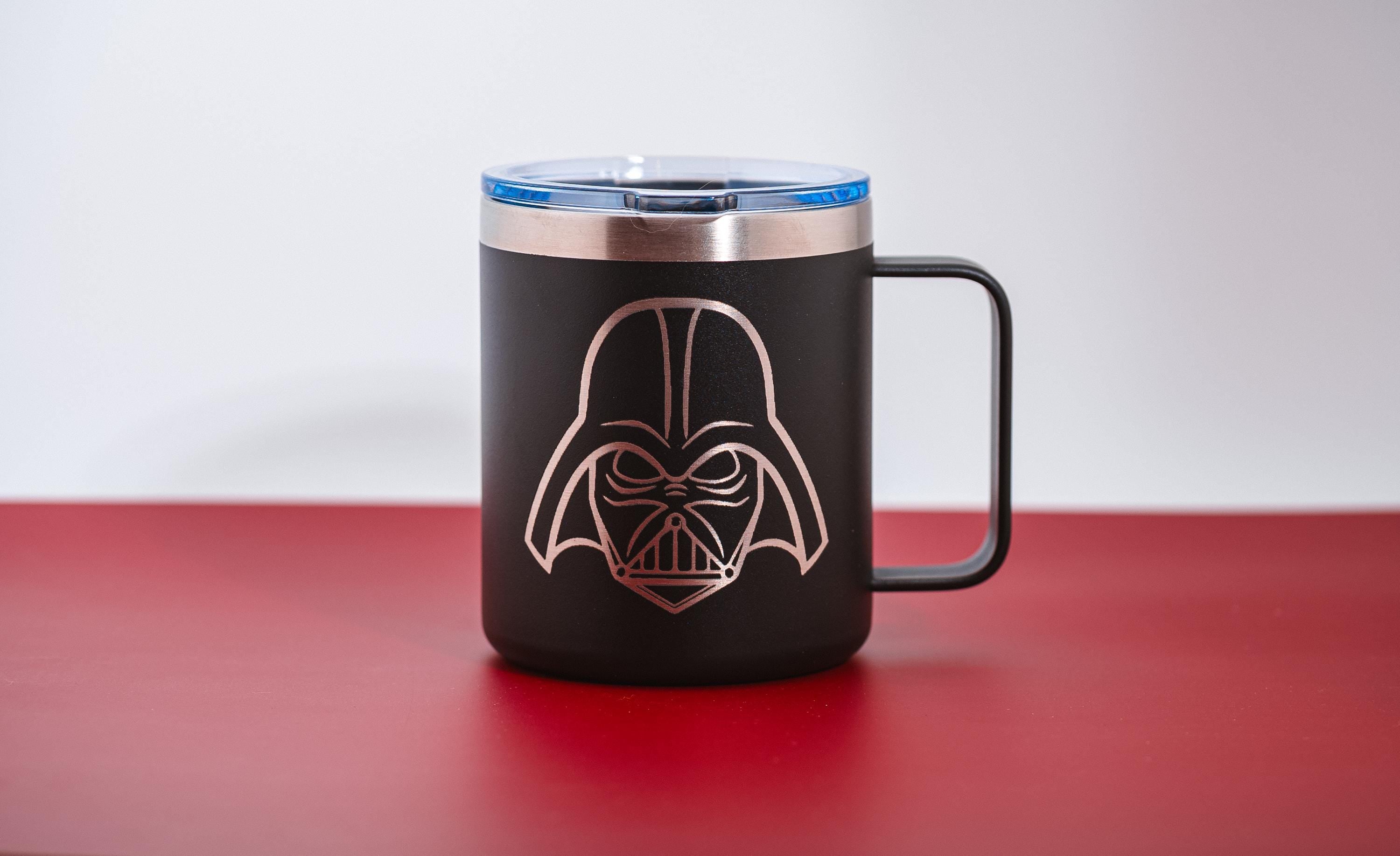 Darth Vader Travel Mug – Stainless Steel Insulated Coffee Cup with Spill Resistant Lid