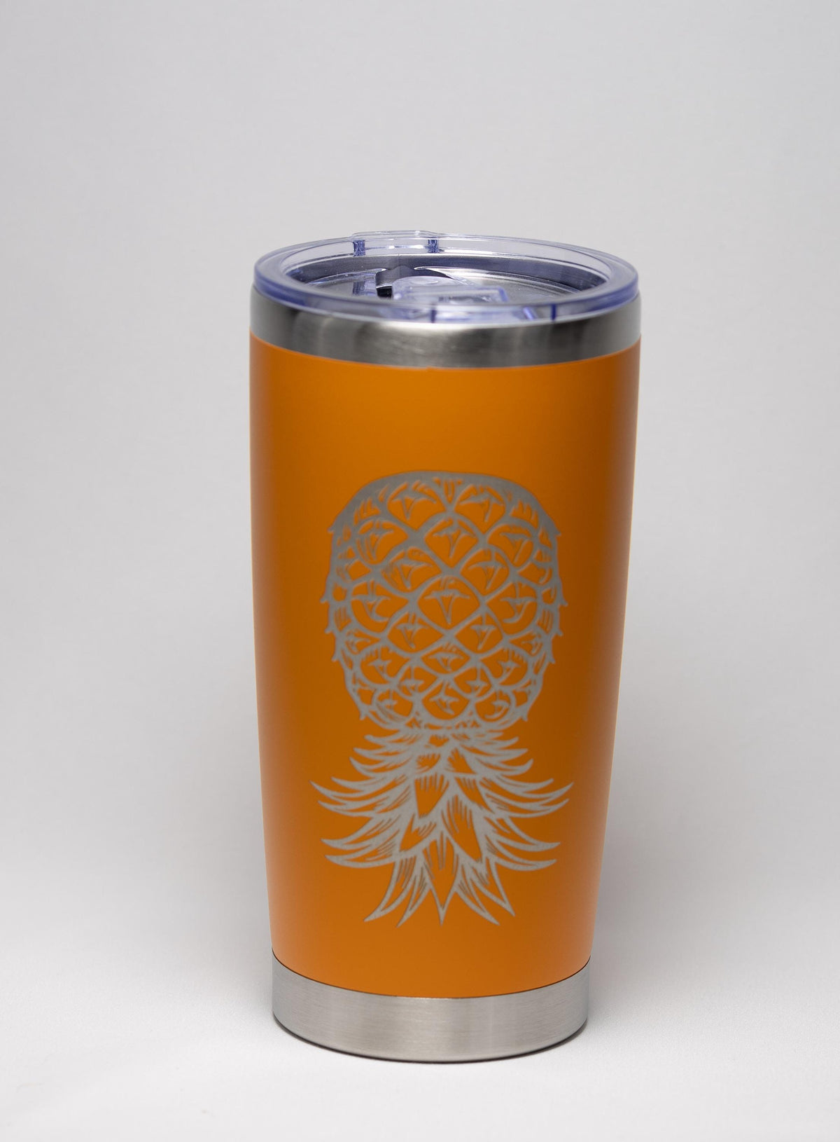 Laser Engraved Tumbler - Stainless Steel Cup With Vacuum Insulation & Tropical Design