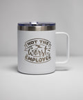 Office Humor Coffee Mug - Stainless Steel, Laser Engraved, Double Wall Insulated