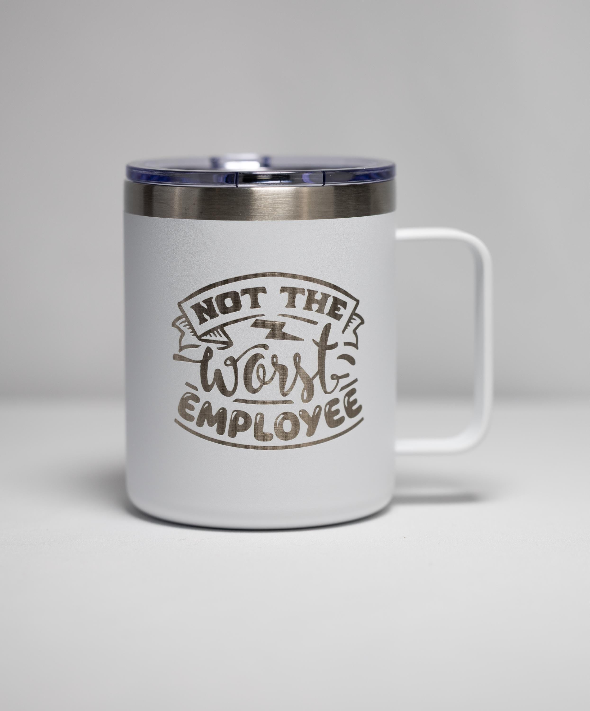 Office Humor Coffee Mug - Stainless Steel, Laser Engraved, Double Wall Insulated