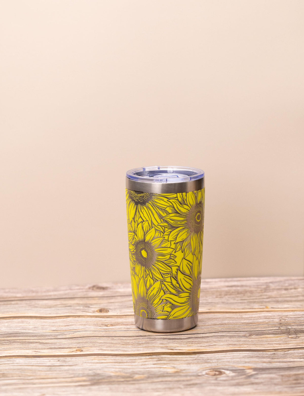 Sunflower Tumbler – 20oz Stainless Steel Double Wall Vacuum Insulated Drinkware
