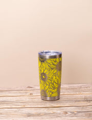 Sunflower Tumbler – 20oz Stainless Steel Double Wall Vacuum Insulated Drinkware