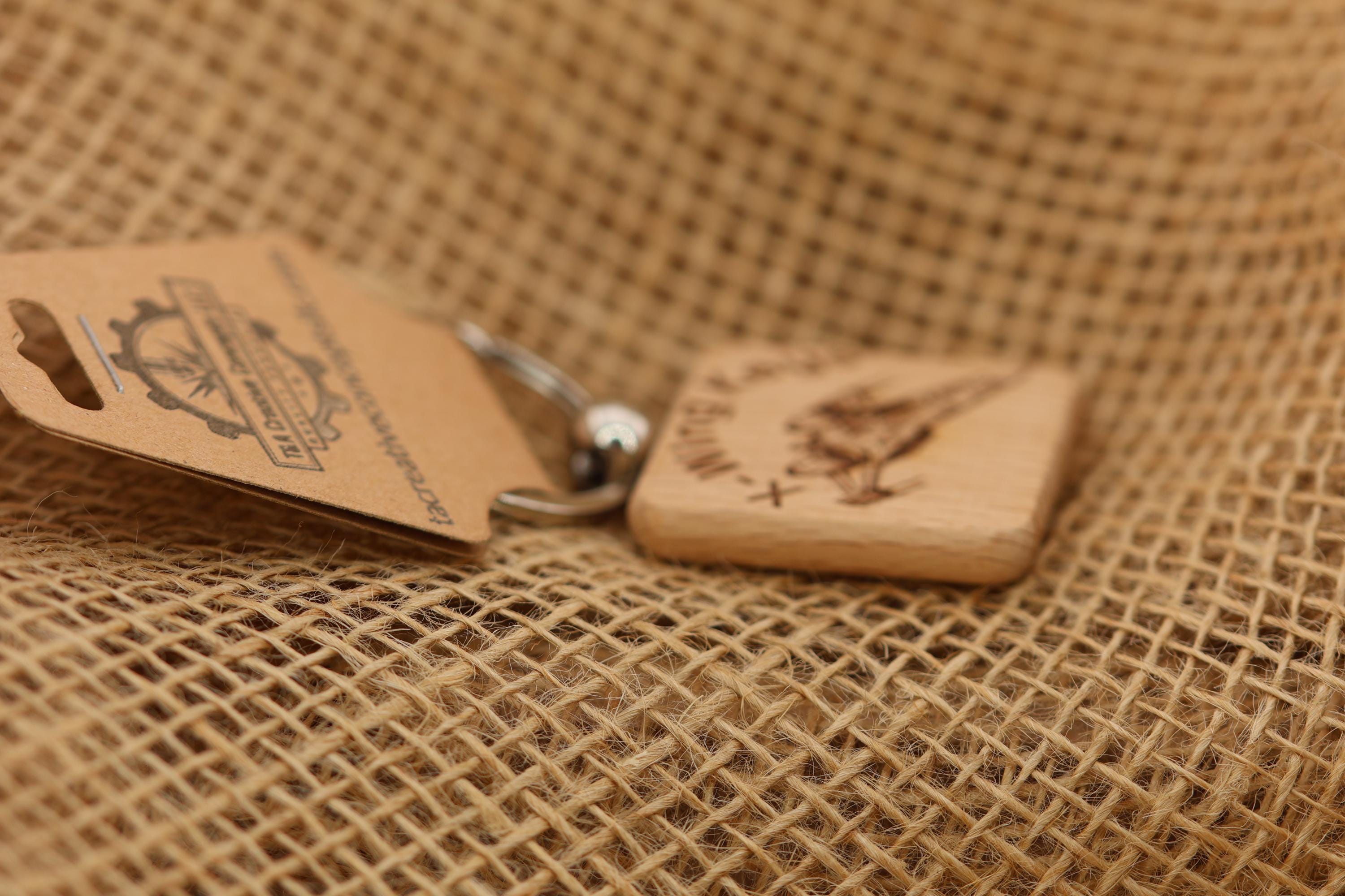 Star Wars X-Wing Keychain – Double Sided Laser Engraved Hardwood Charm