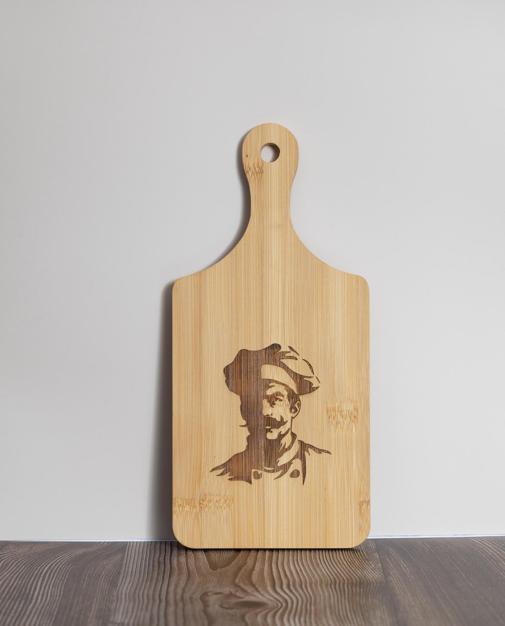 Bamboo Cutting Board – Chef Cutting Board, Laser Engraved, Compact 5x11