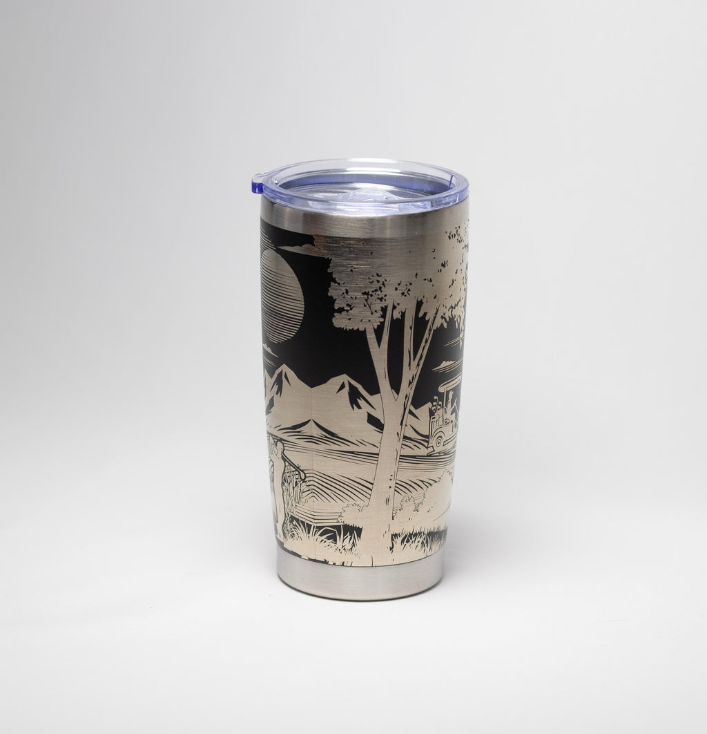 Golf Stainless Steel Tumbler - Laser Engraved 20oz | Custom Color, Double Wall Insulation