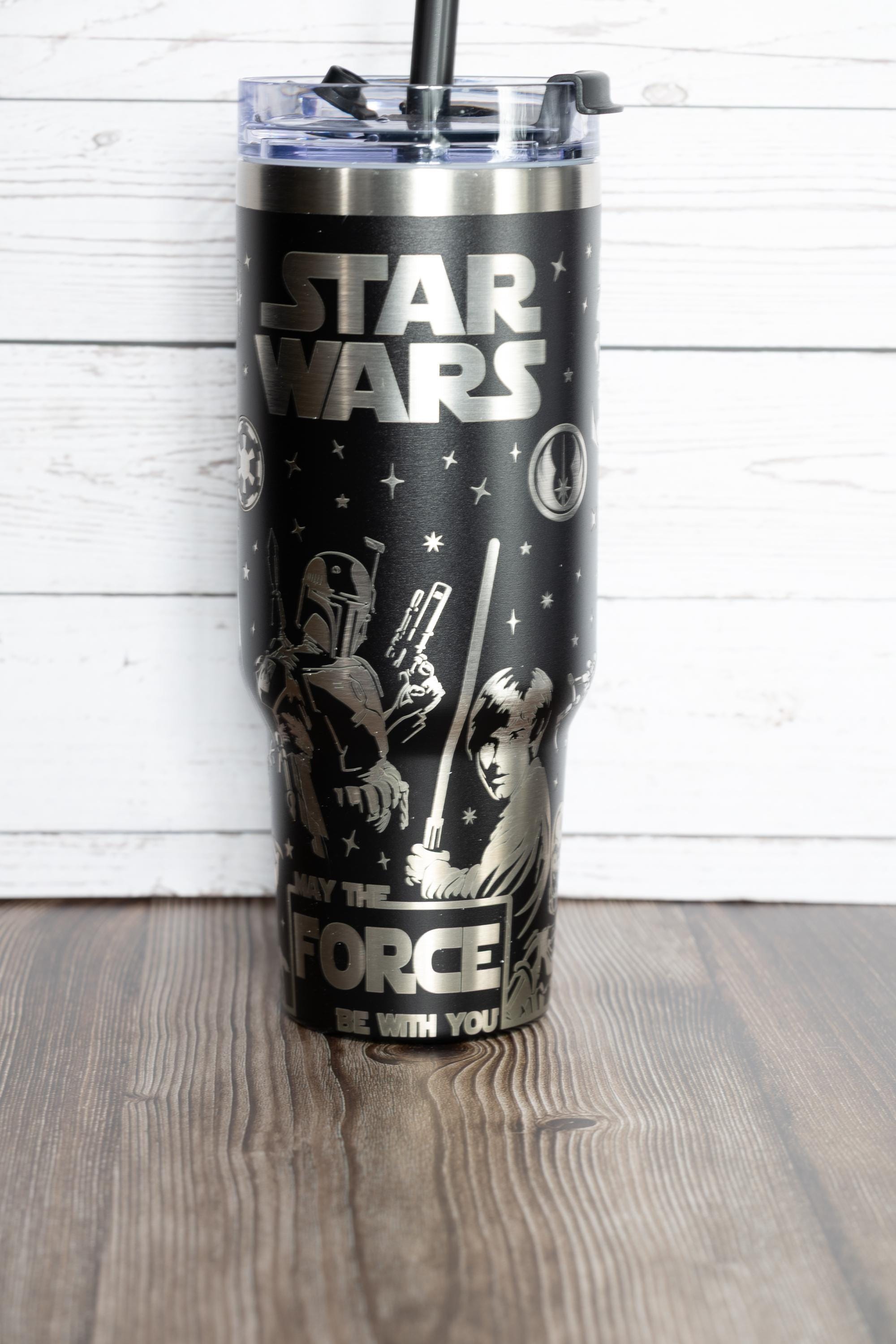 Star Wars Drink Tumbler - 40oz Stainless Steel Vacuum Insulated Cup With Handle