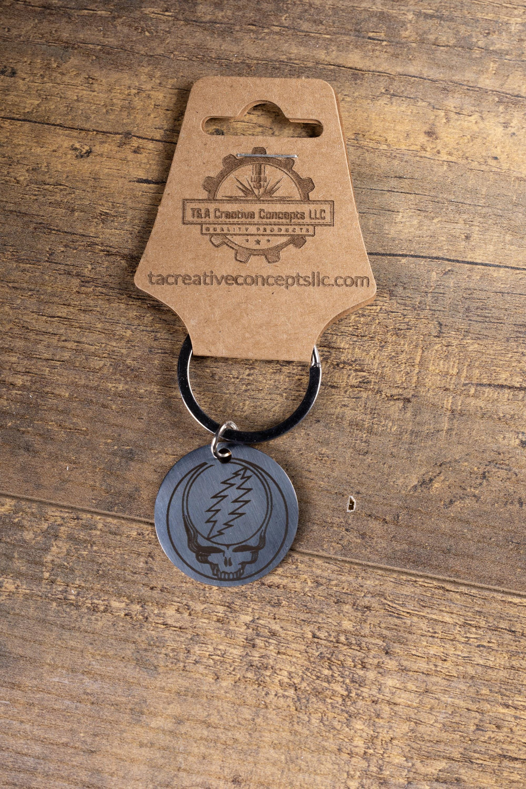 Steal Your Face Keychain – Polished Stainless Steel, Double Sided Engraving Gift
