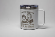 Sarcastic Coffee Mug – Laser Engraved Stainless Steel Cup | Durable Travel Cup