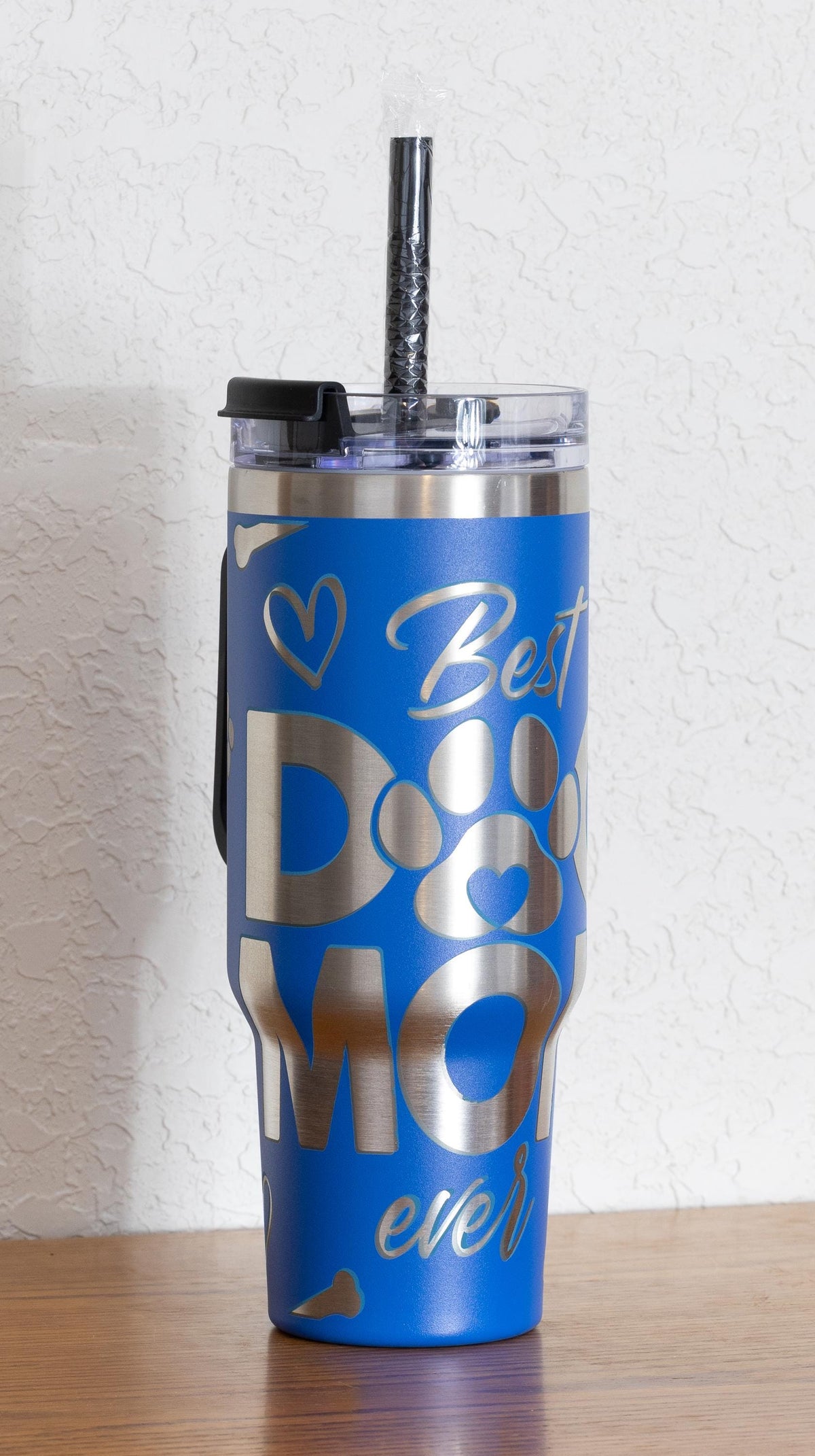 Dog Mom Tumbler – Stainless Steel Vacuum Insulated Mug, 40oz Large Capacity