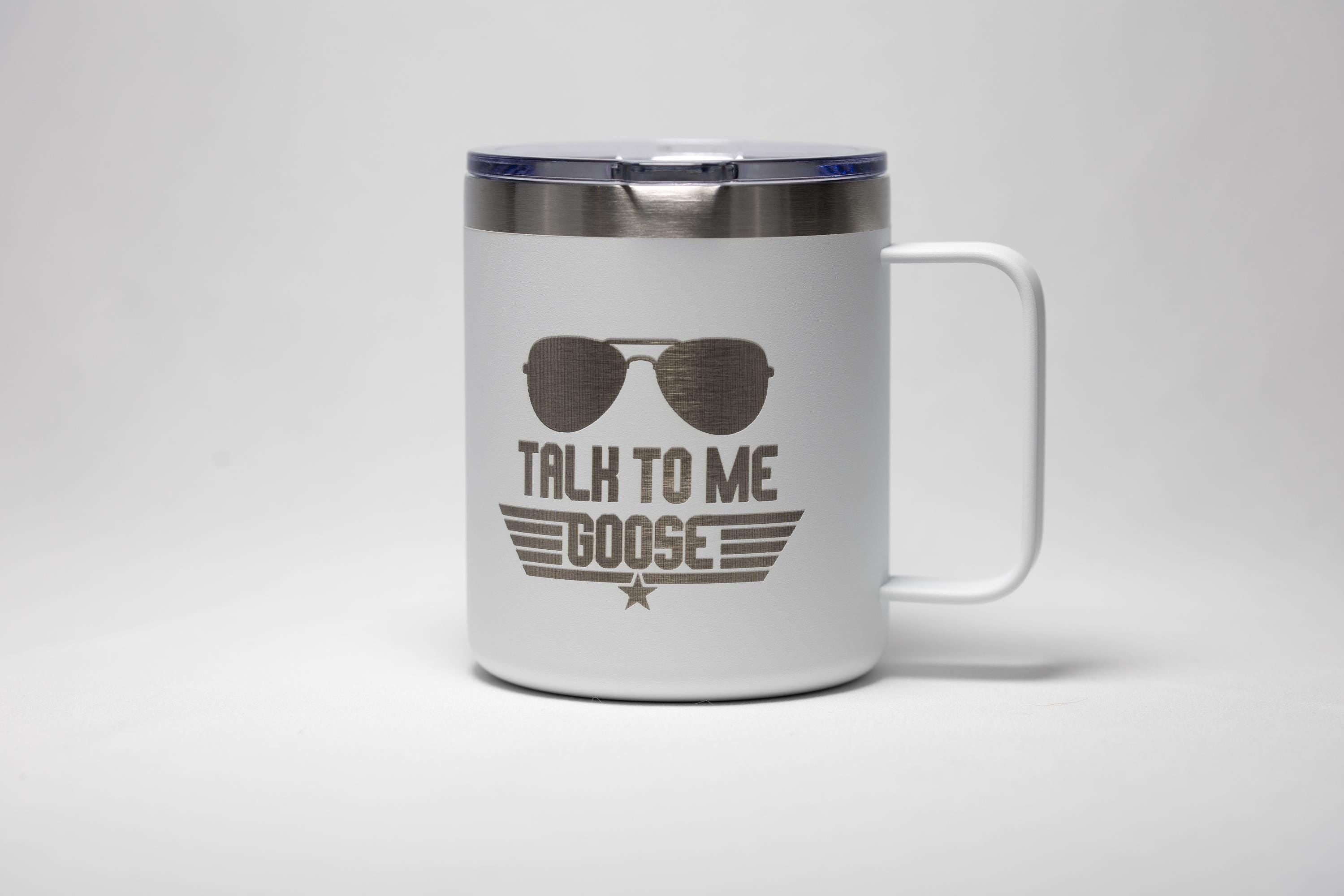 Insulated Coffee Mug – Laser Engraved Stainless Steel Mug with Vacuum Insulation