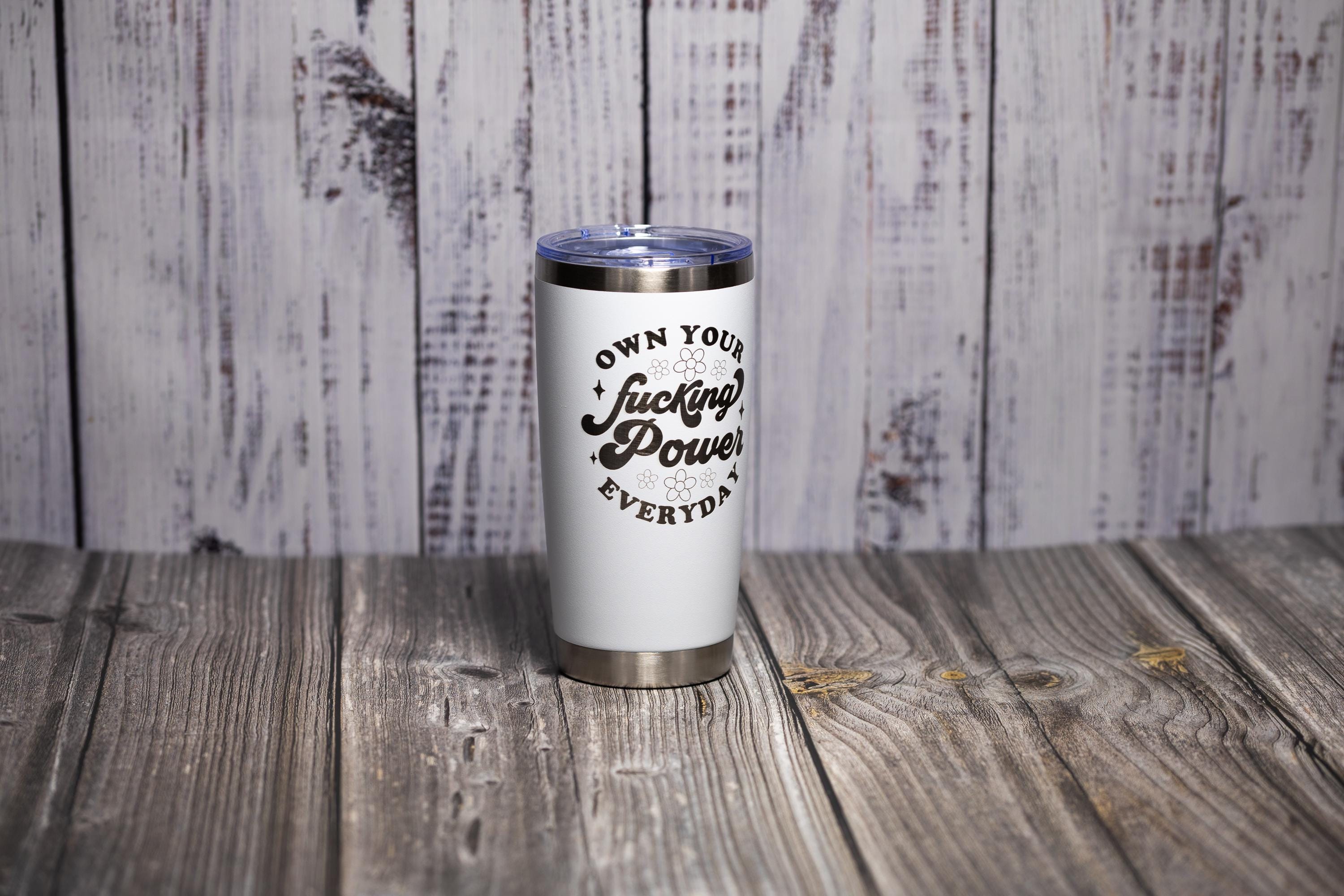 20oz Stainless Steel Tumbler - Double Wall Insulated Drinkware With Permanent Engraving