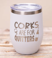 Funny Wine Tumbler - Stainless Steel Cup With Vacuum Insulated Design, Spill Resistant Lid