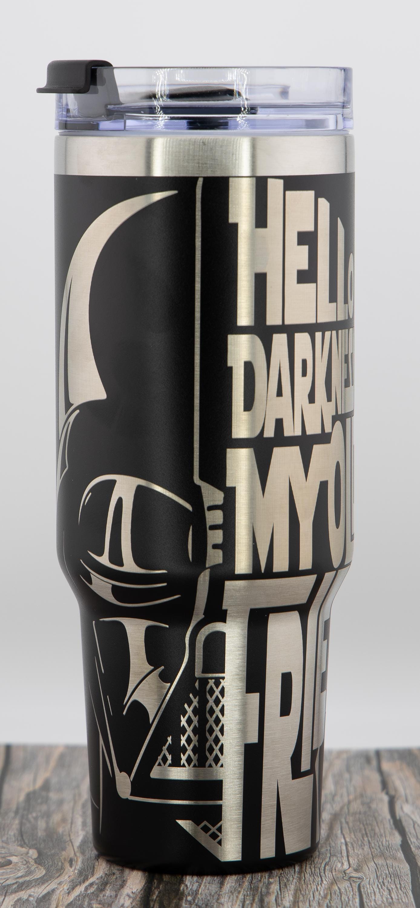 Darth Vader Tumbler – 40oz Stainless Steel Cup | Laser Engraved Star Wars Drinkware