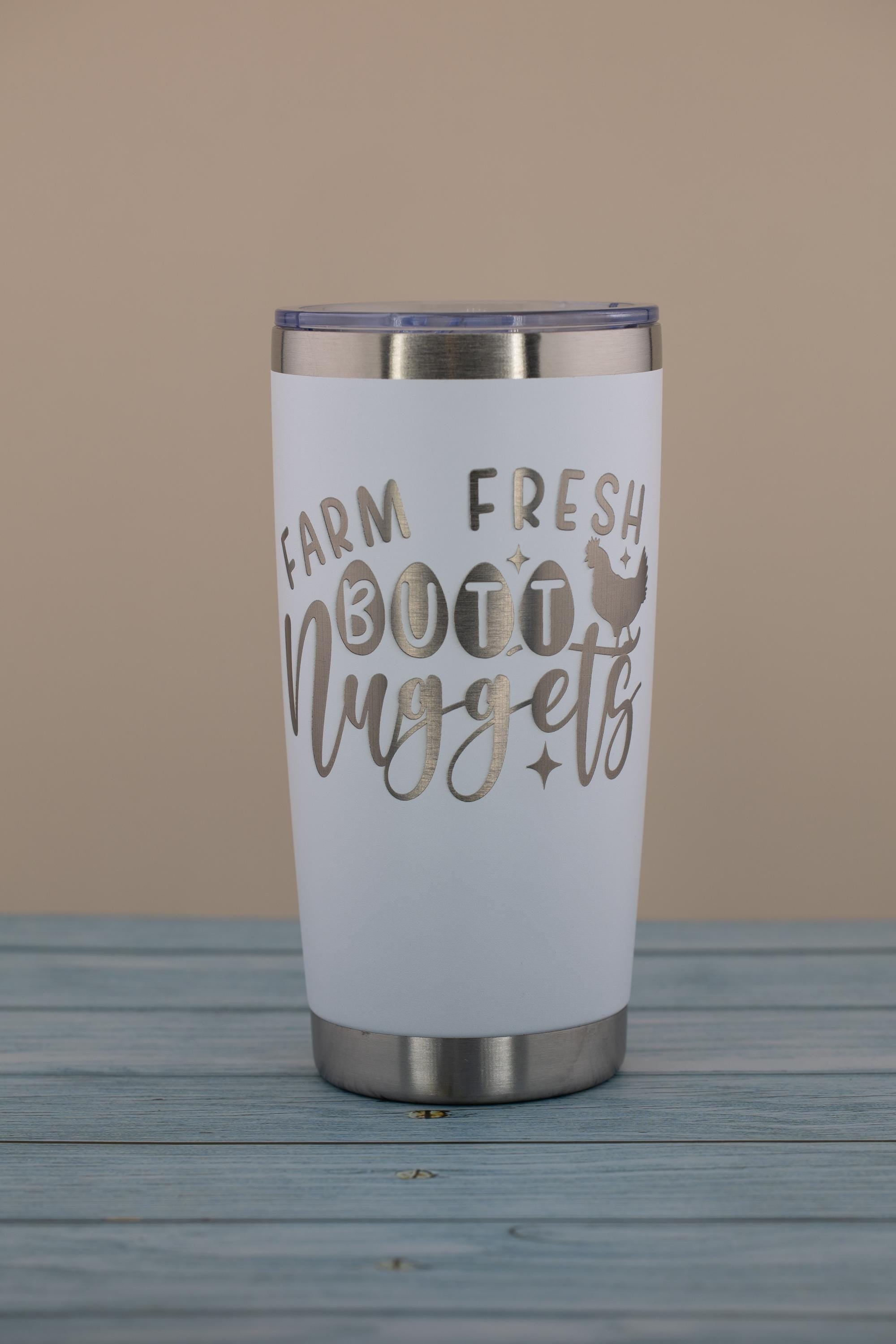 Funny Chicken Tumbler – 20oz Stainless Steel Double Wall Insulated Cup