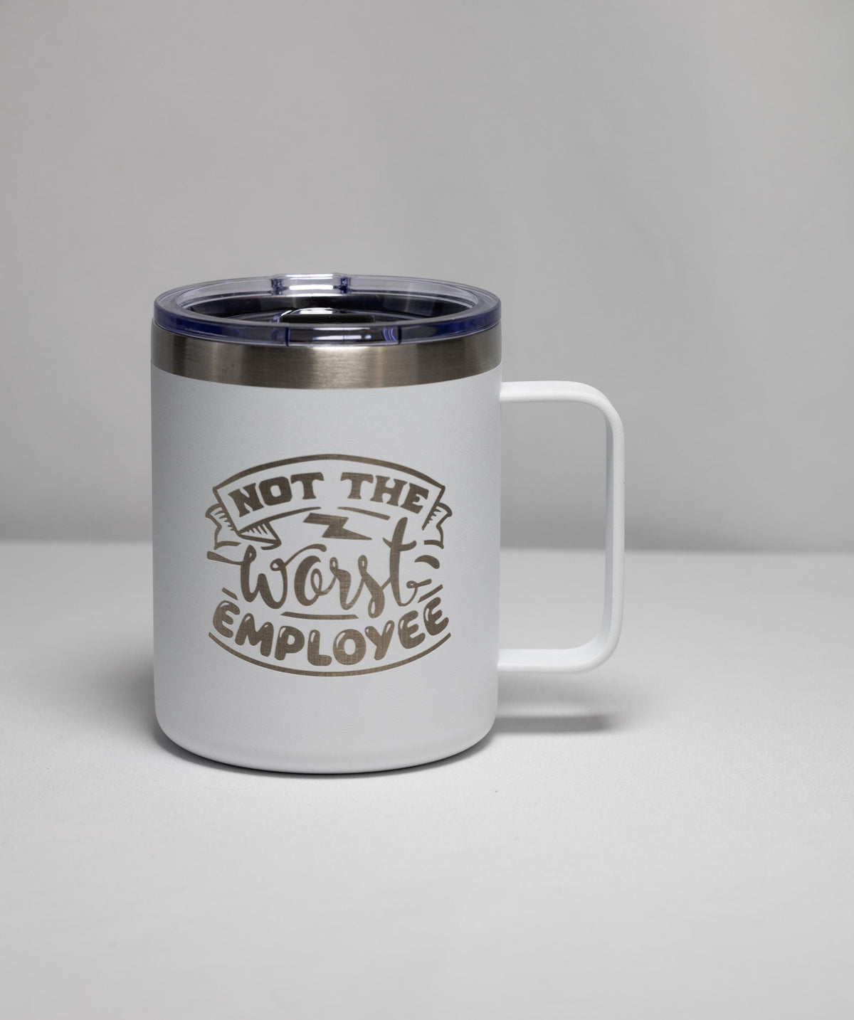 Office Humor Coffee Mug - Stainless Steel, Laser Engraved, Double Wall Insulated