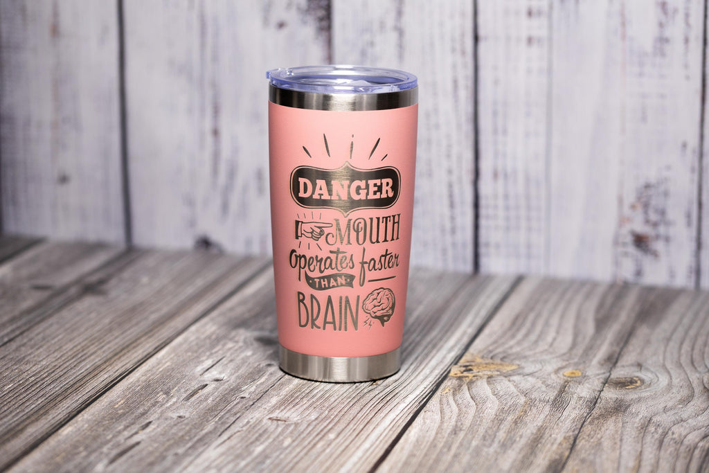 Sarcastic Quote Tumbler - 20 oz Stainless Steel Laser Engraved Cup With Double Wall Insulation