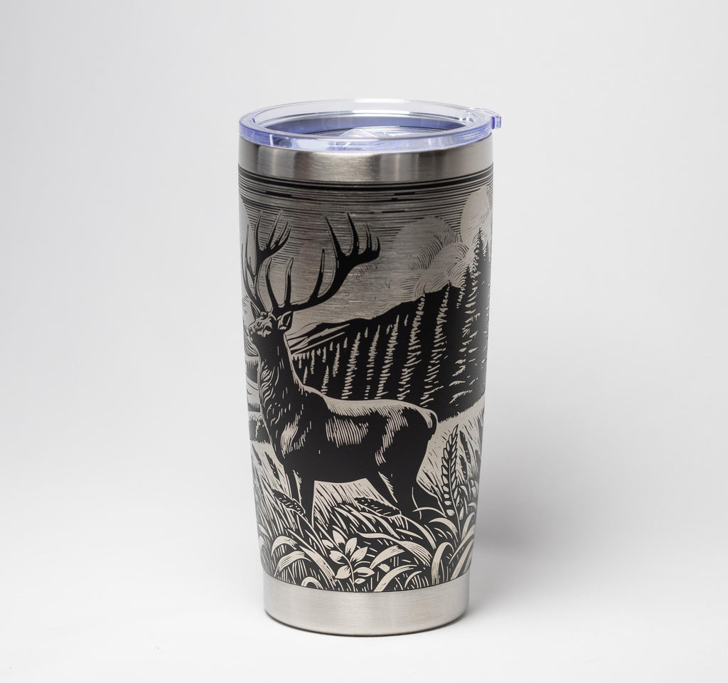 Stainless Steel Tumbler | Double Wall Vacuum Insulated Cup, Powder Coated 20 Oz Hiking Gift Mug