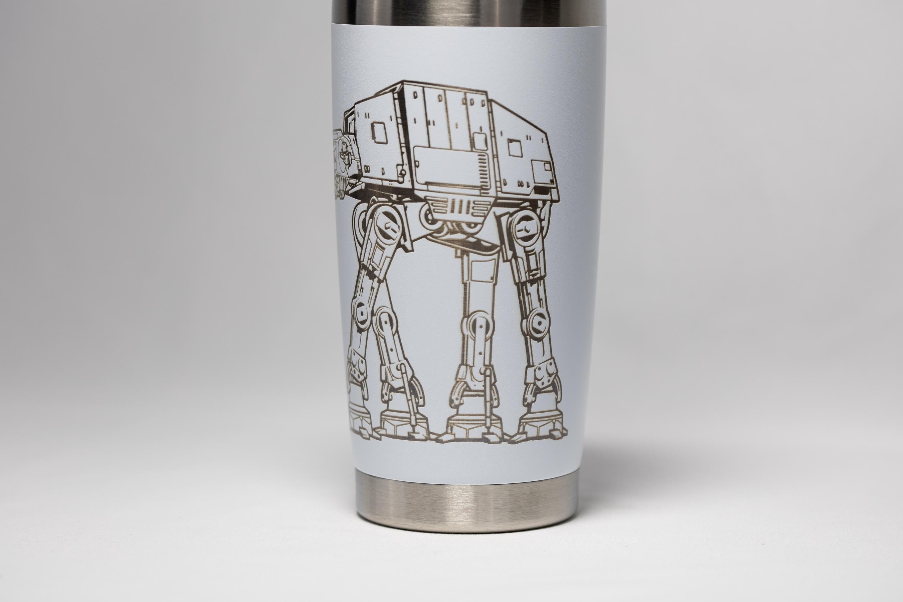 AT-AT Tumbler – Star Wars Drinkware | 20 oz Laser Engraved Stainless Steel Cup