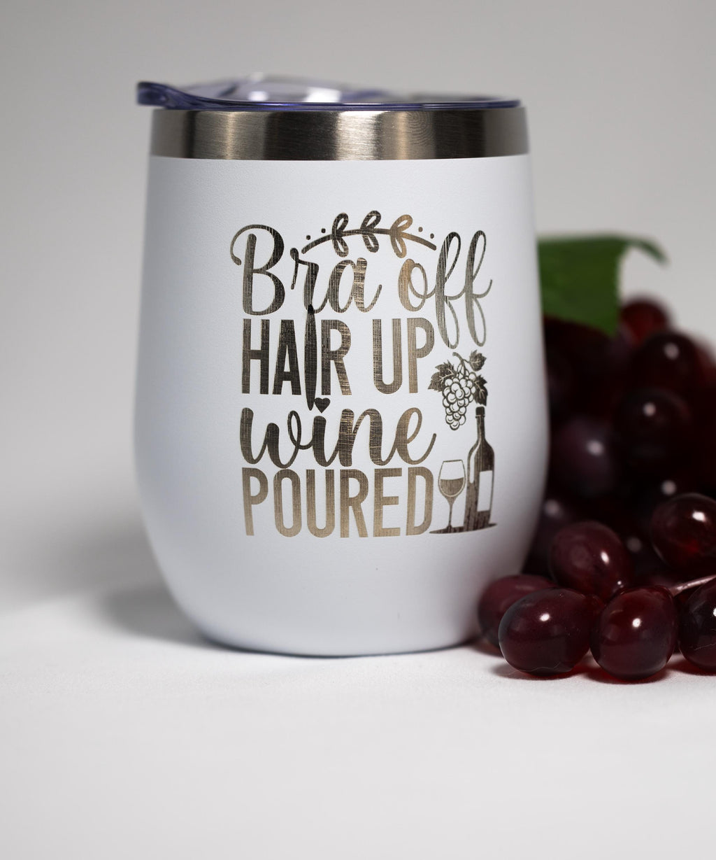 Funny Wine Tumbler – Stainless Steel Cup | Vacuum Insulated, Custom Color, 12 oz