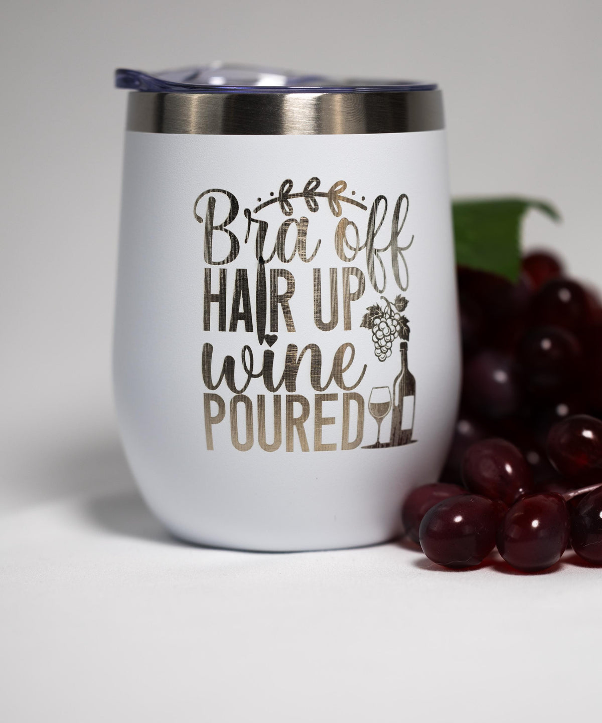 Funny Wine Tumbler – Stainless Steel Cup | Vacuum Insulated, Custom Color, 12 oz