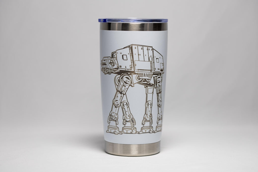 AT-AT Tumbler – Star Wars Drinkware | 20 oz Laser Engraved Stainless Steel Cup