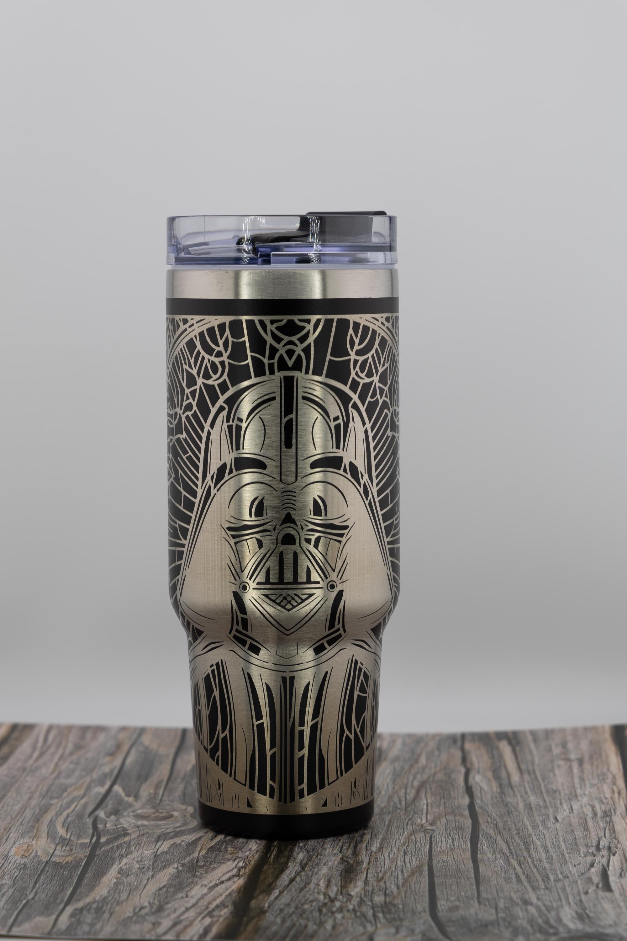 Darth Vader Tumbler - 40oz Stainless Steel Vacuum Insulated Cup | Laser Engraved