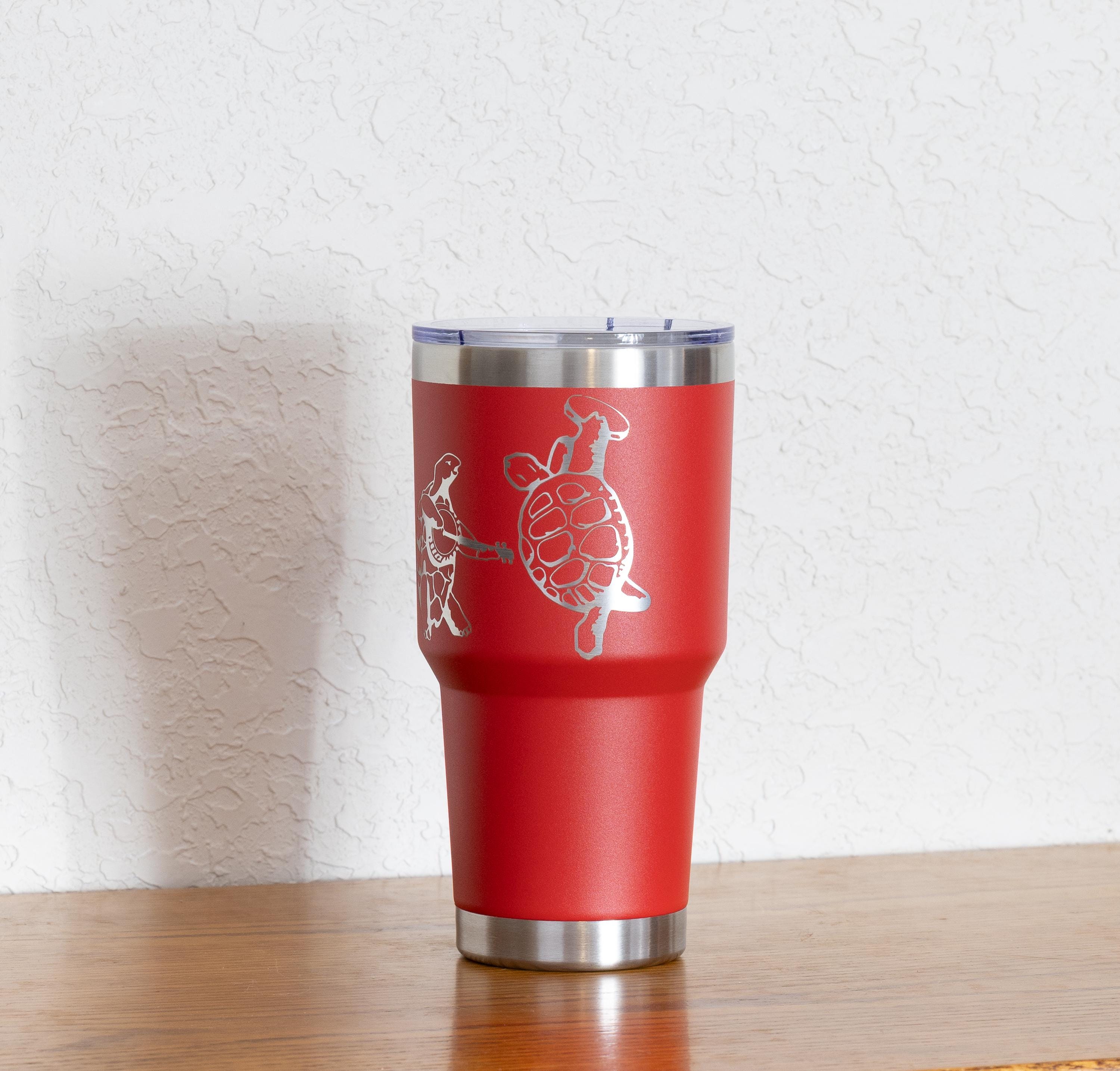 Grateful Dead Tumbler – Laser Engraved Stainless Steel 30oz Travel Mug
