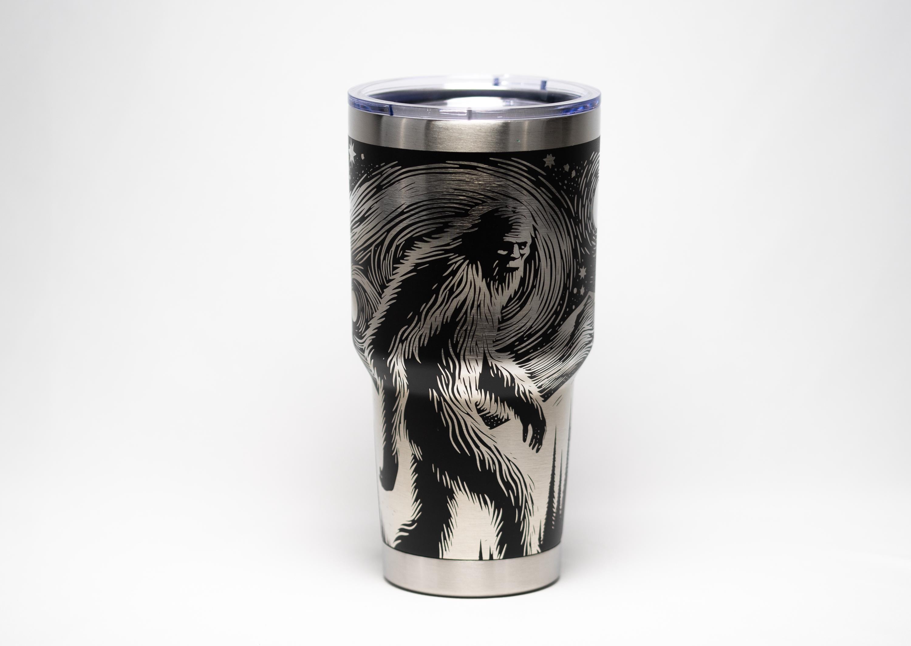 Bigfoot Insulated Tumbler - Laser Engraved Stainless Steel Cup | 30oz Vacuum Mug