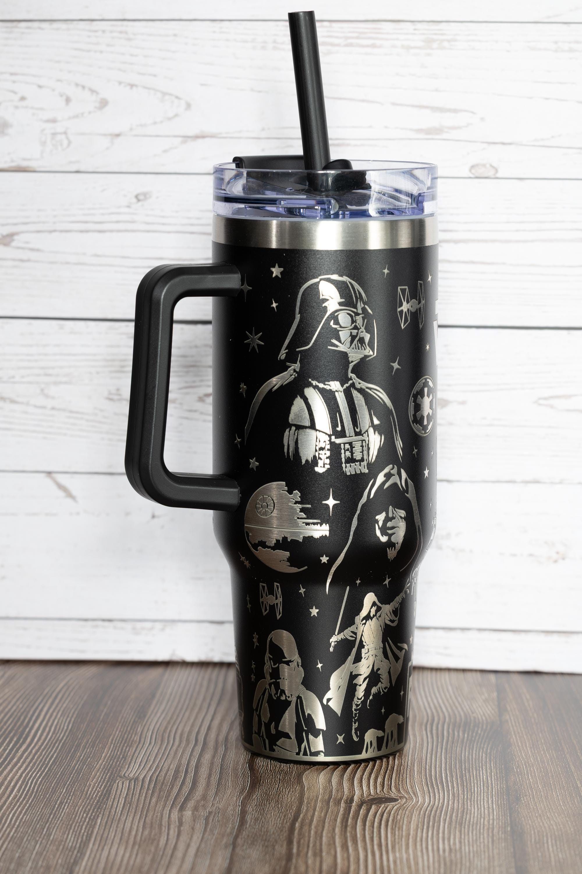 Star Wars Drink Tumbler - 40oz Stainless Steel Vacuum Insulated Cup With Handle