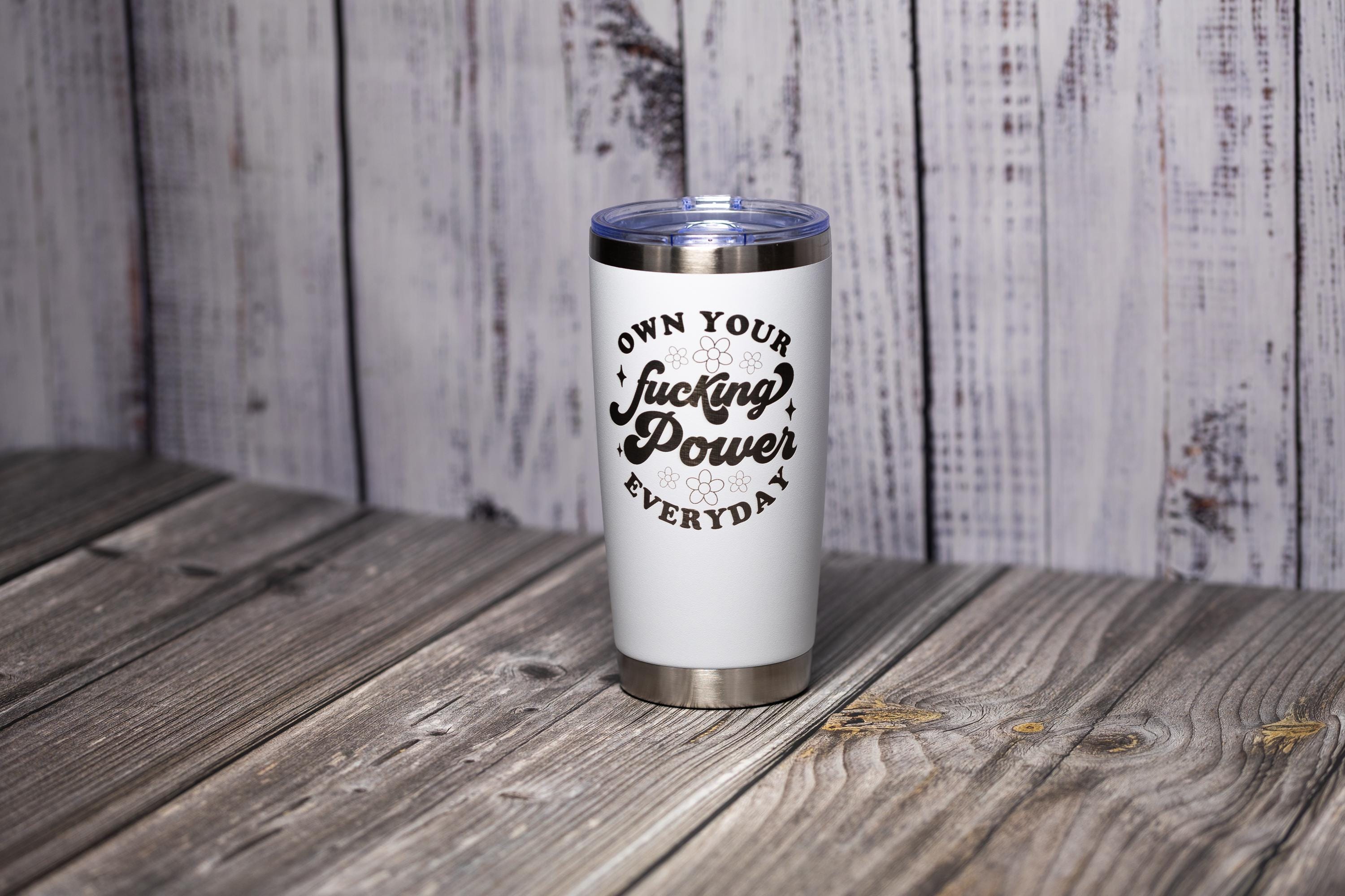 20oz Stainless Steel Tumbler - Double Wall Insulated Drinkware With Permanent Engraving