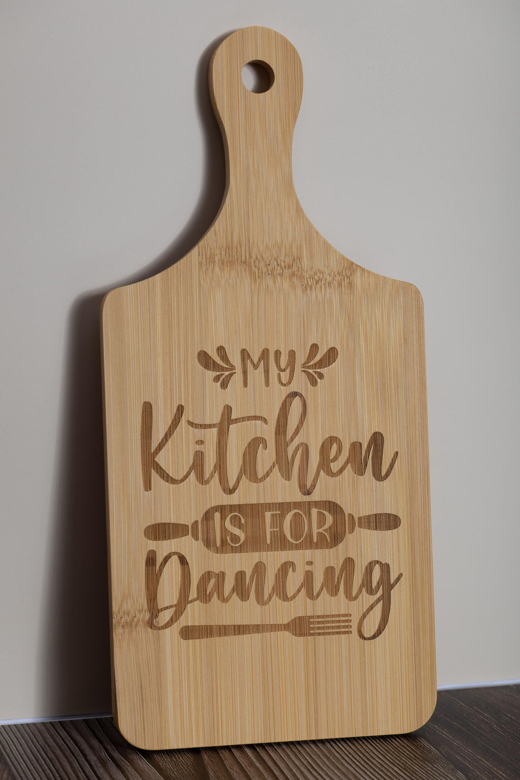 Bamboo Cutting Board – Laser Engraved Small Kitchen Prep Board 5x11