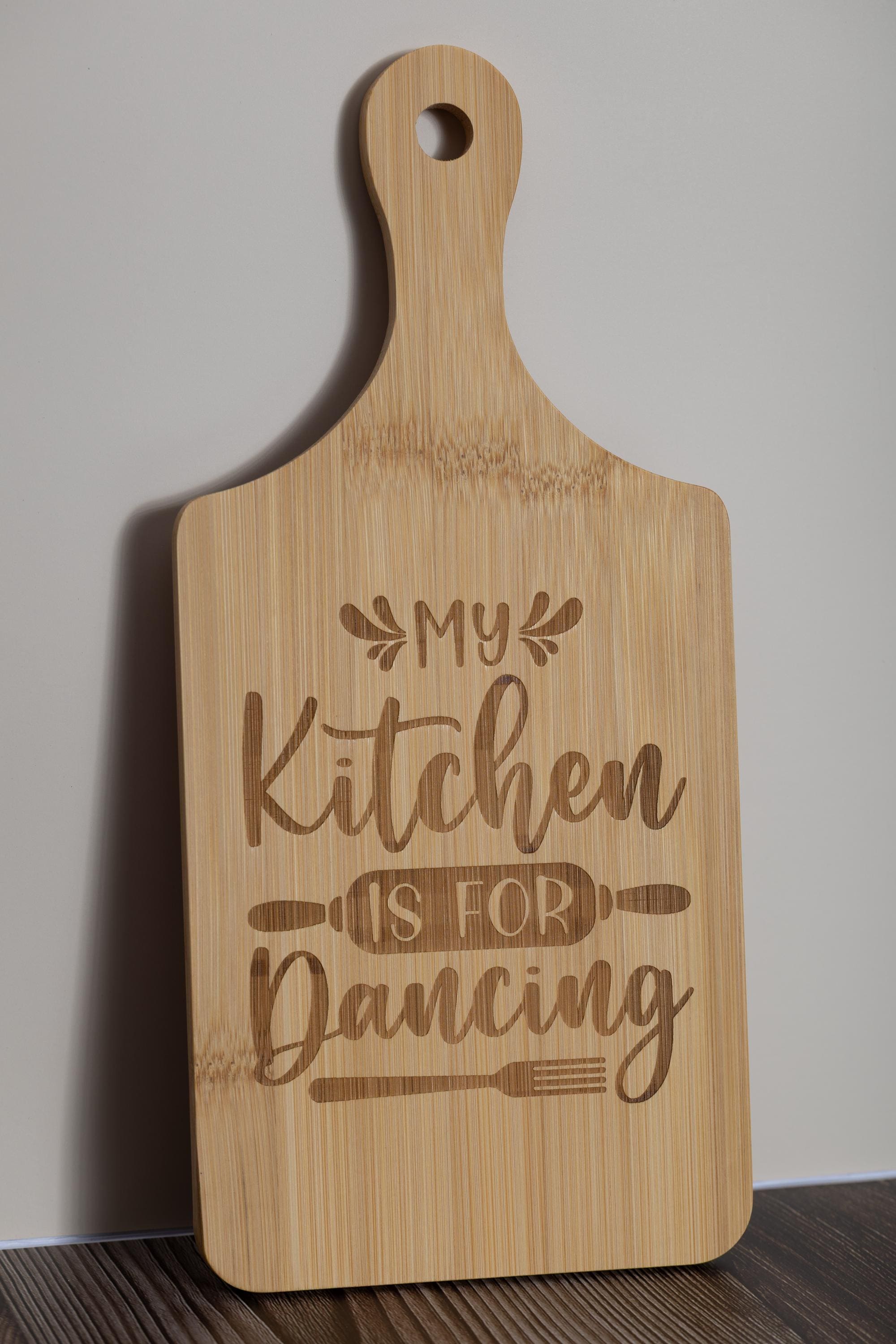 Bamboo Cutting Board – Laser Engraved Small Kitchen Prep Board 5x11
