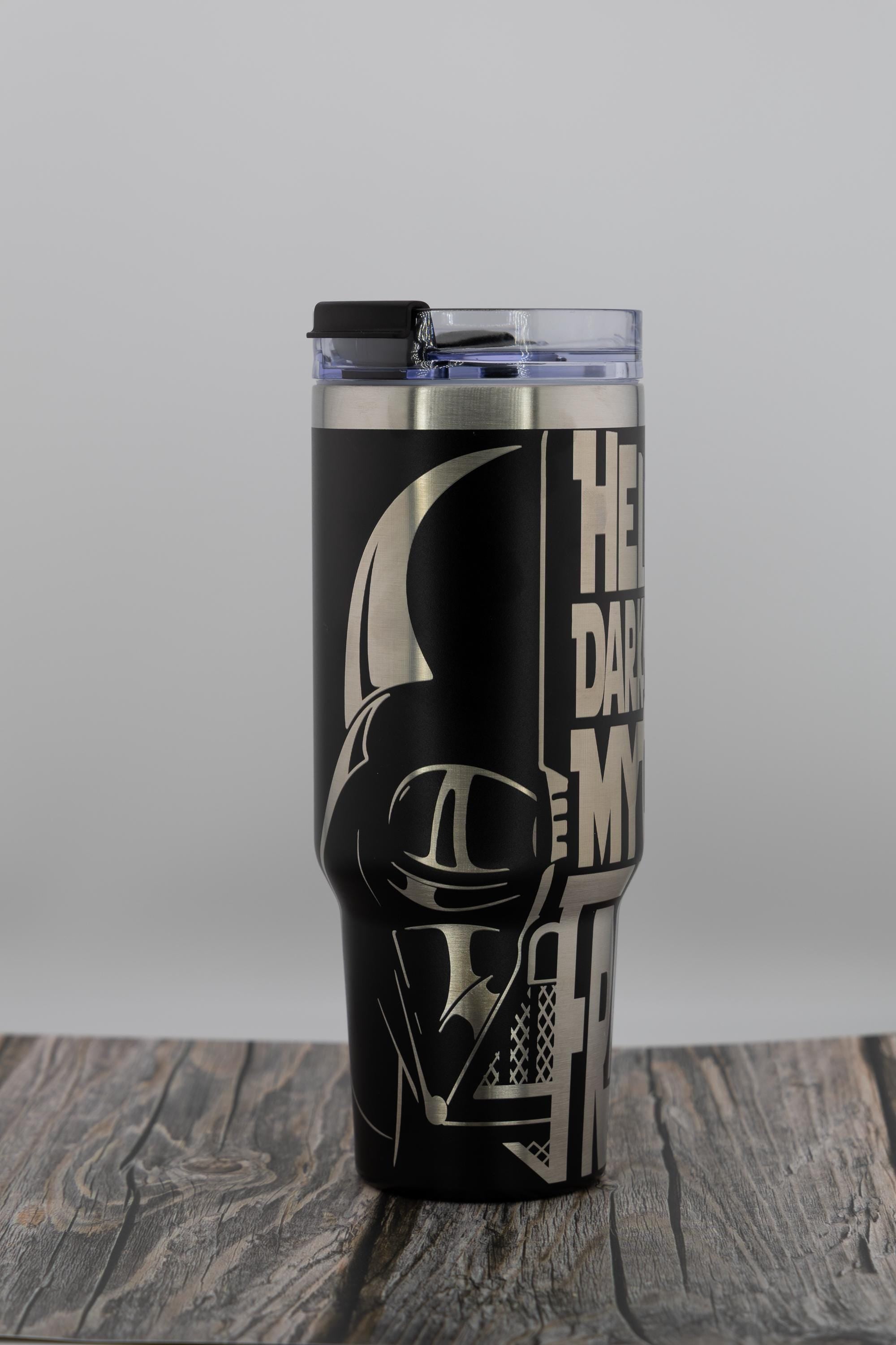 Darth Vader Tumbler – 40oz Stainless Steel Cup | Laser Engraved Star Wars Drinkware