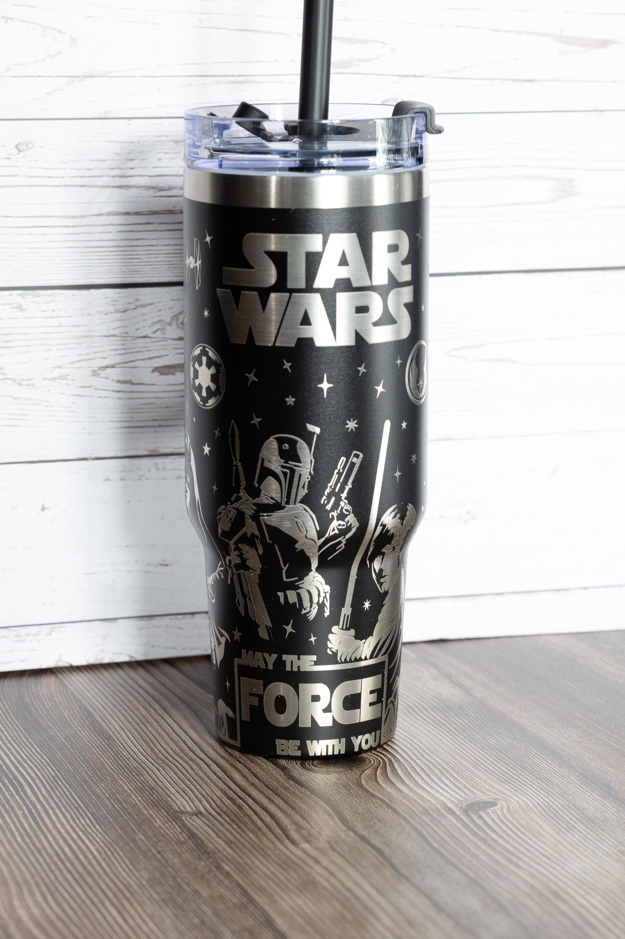Star Wars Drink Tumbler - 40oz Stainless Steel Vacuum Insulated Cup With Handle