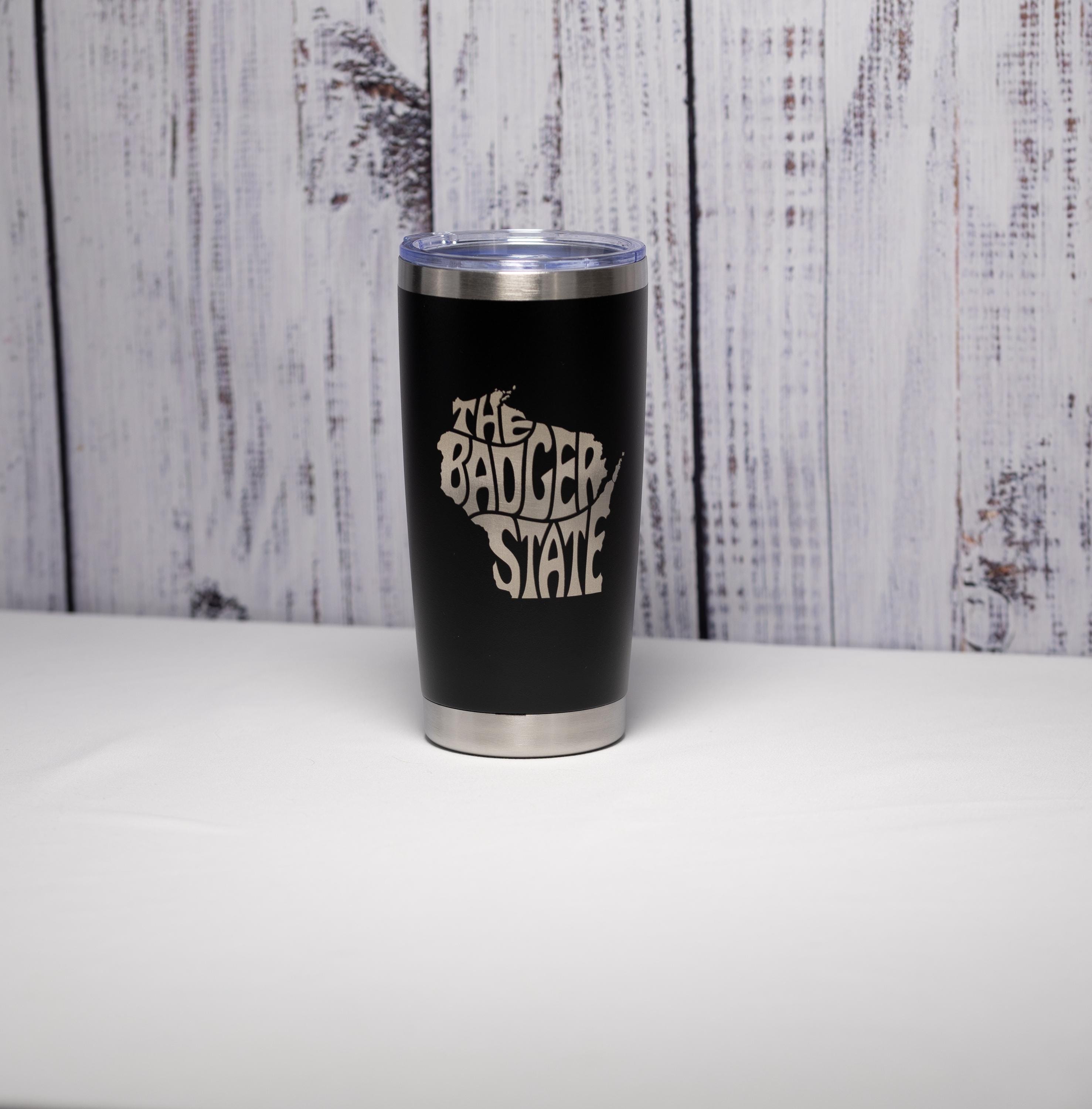Badger State Tumbler - 20oz Stainless Steel Double Wall Insulated Cup