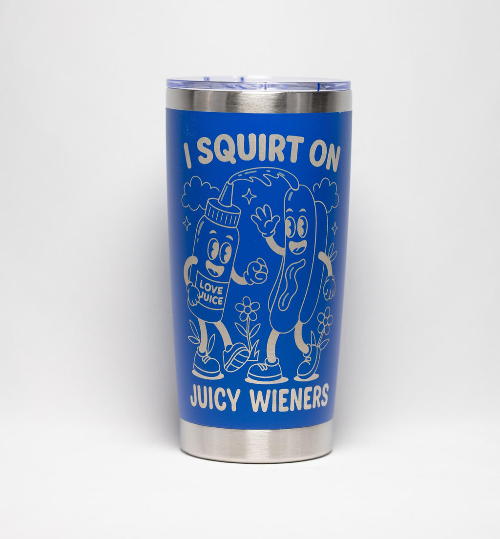 BBQ Humor Tumbler - 20 oz Stainless Steel Cup | Laser Engraved, Insulated Drinkware