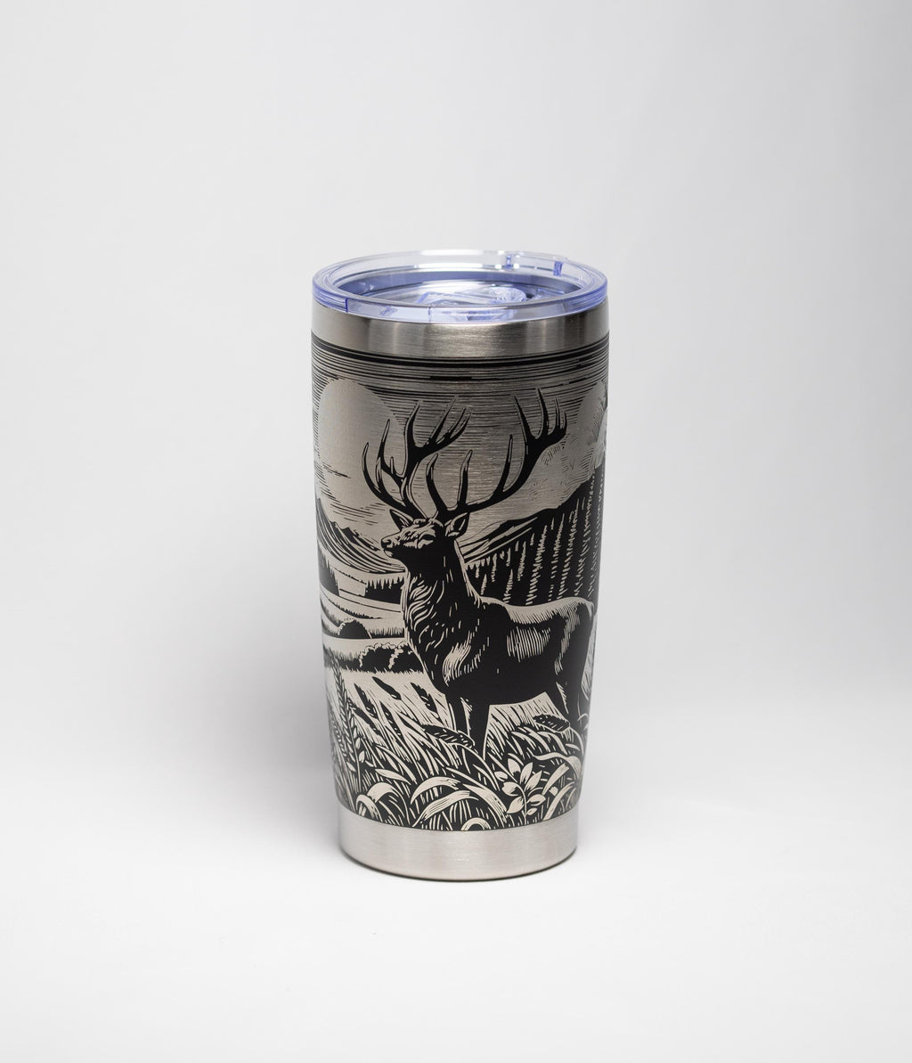 Stainless Steel Tumbler | Double Wall Vacuum Insulated Cup, Powder Coated 20 Oz Hiking Gift Mug