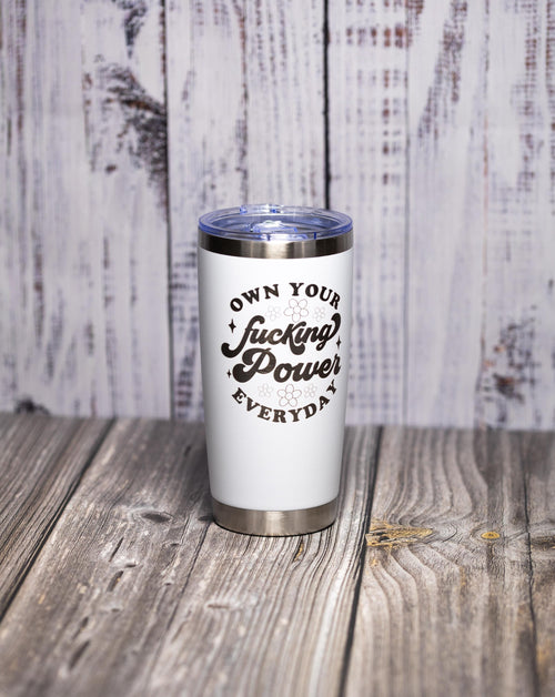 20oz Stainless Steel Tumbler - Double Wall Insulated Drinkware With Permanent Engraving