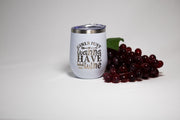 Wine Tumbler - 12 oz Stainless Steel Cup | Laser Engraved Girls Night Tumbler