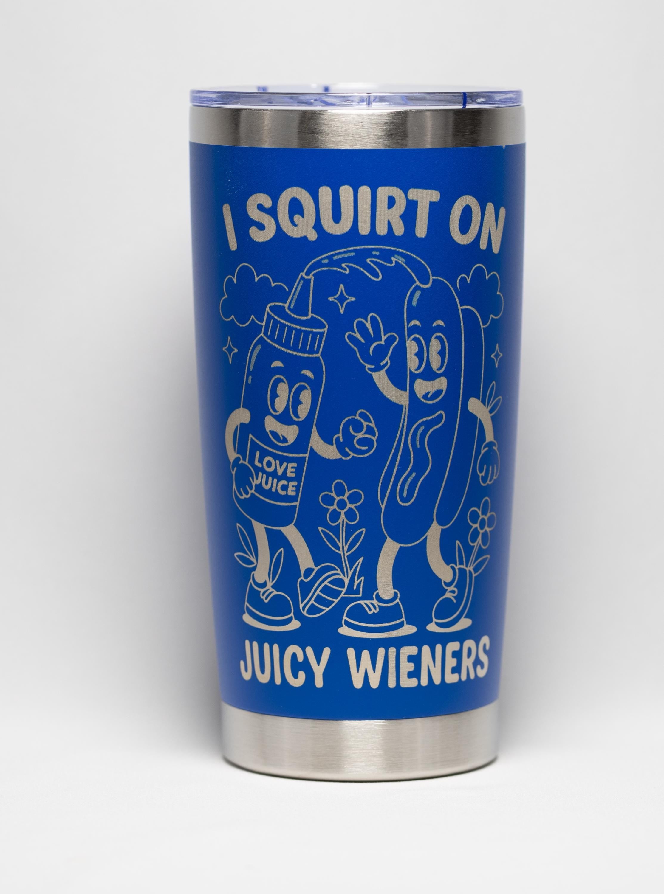 BBQ Humor Tumbler - 20 oz Stainless Steel Cup | Laser Engraved, Insulated Drinkware