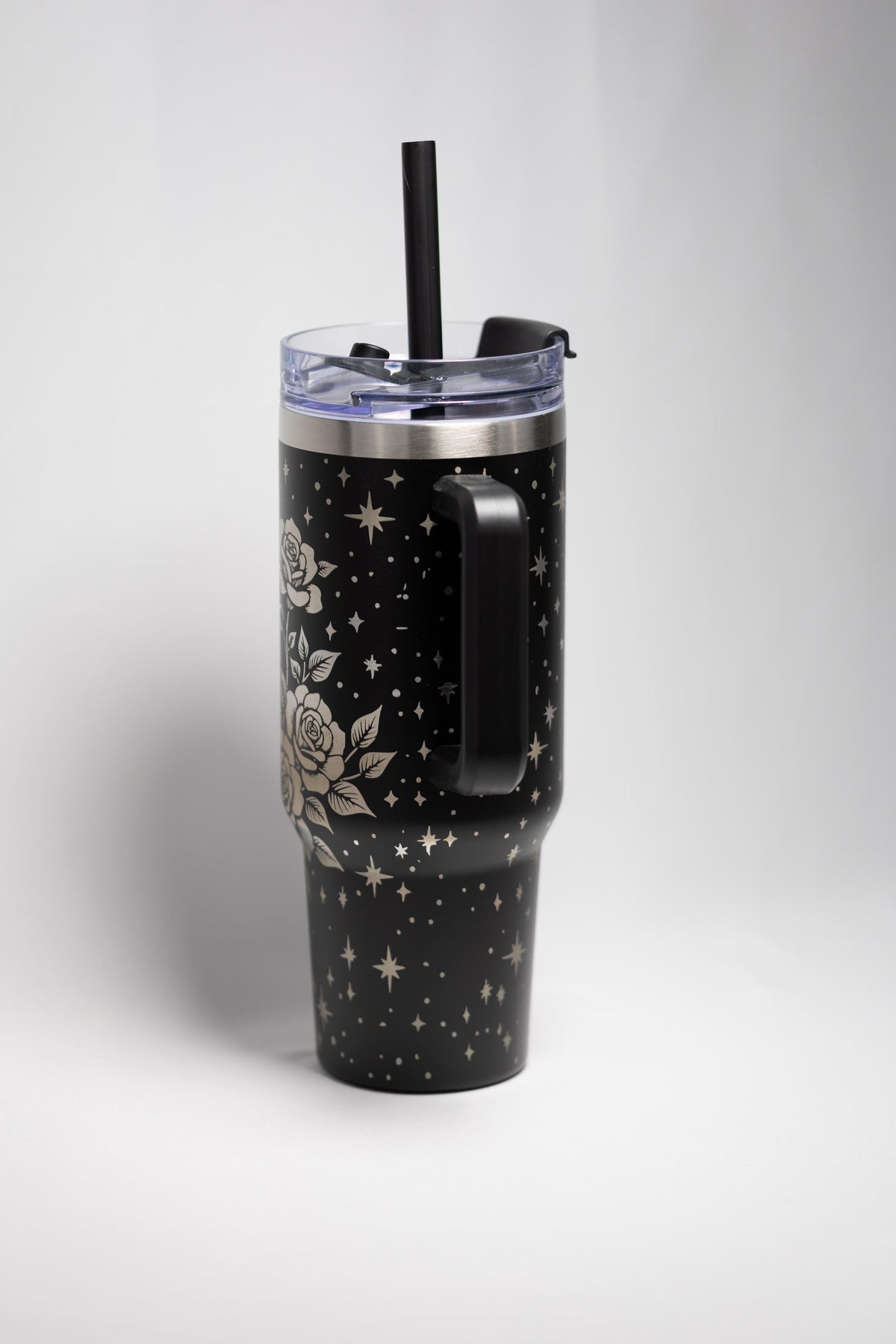Laser Engraved Tumbler - 40 Ounce Insulated Cup | Crow Moon Design, Stainless Steel