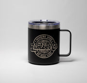 Morning Wood Mug - Laser Engraved Stainless Steel Cup | Durable Powder Coated Coffee Mug