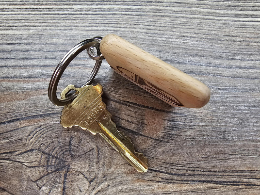 Boba Fett Keychain – Double Sided Hardwood Star Wars Laser Engraved Charm