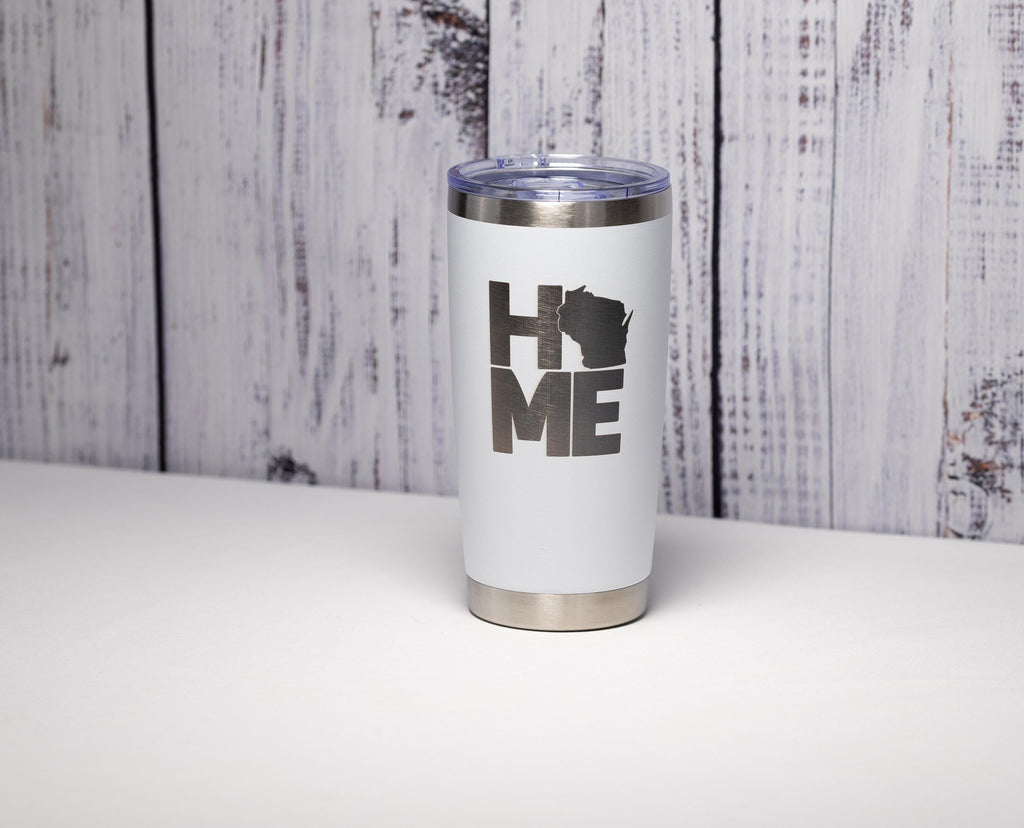 Engraved Stainless Steel Tumbler – 20 oz Insulated Double Wall Cup, Fade Resistant